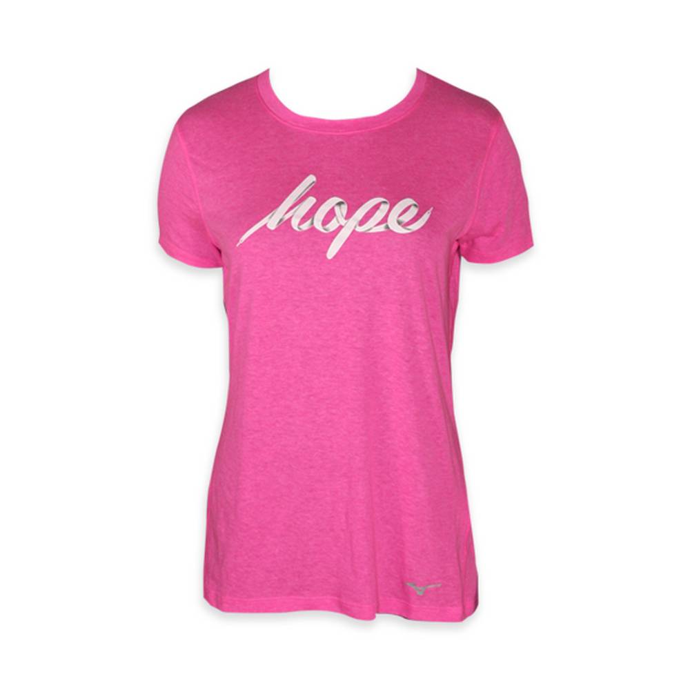 Camisetas Mizuno BCRF Hope Para Mujer Rosas 4179658-FH